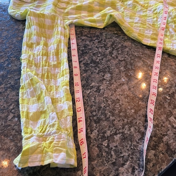 Michael Kors checkered button up rouch look EUC - Picture 7 of 9